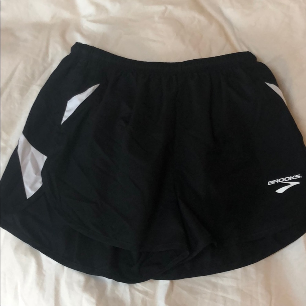 Brooks Black Running Shorts